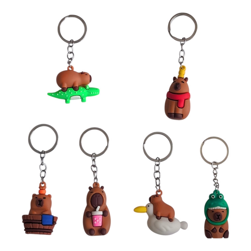 Klíčenka - Kapybara mini 4cm (12ks/bal,1200/krt)