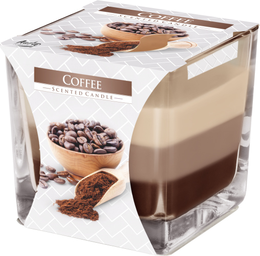 Bispol Svíčka ve skle 170g Coffee (6ks/krt)