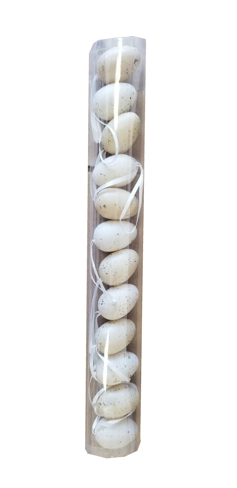 Vejce plast tuba 4cm/12ks kropenatá