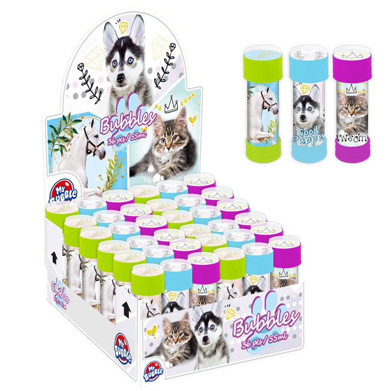 Bublifuk 55ML - ZVÍŘÁTKA (36/bal)(288/krt)