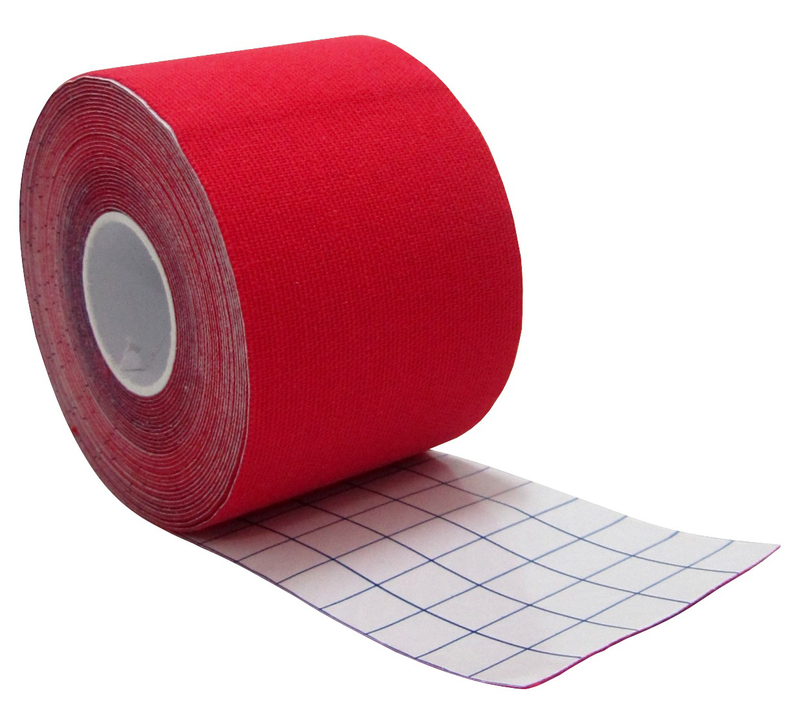 Trixline KINESIO páska 5cm x 5m - červená (6/bal)