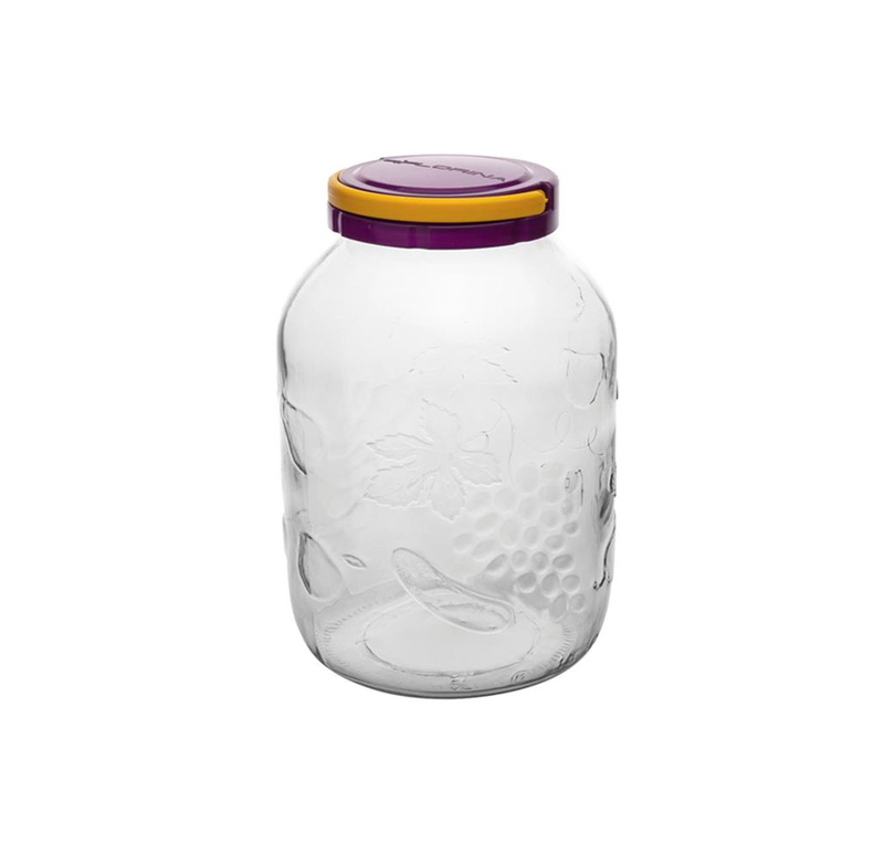 Sklenice zavařovací s víčkem 5 L 2ks