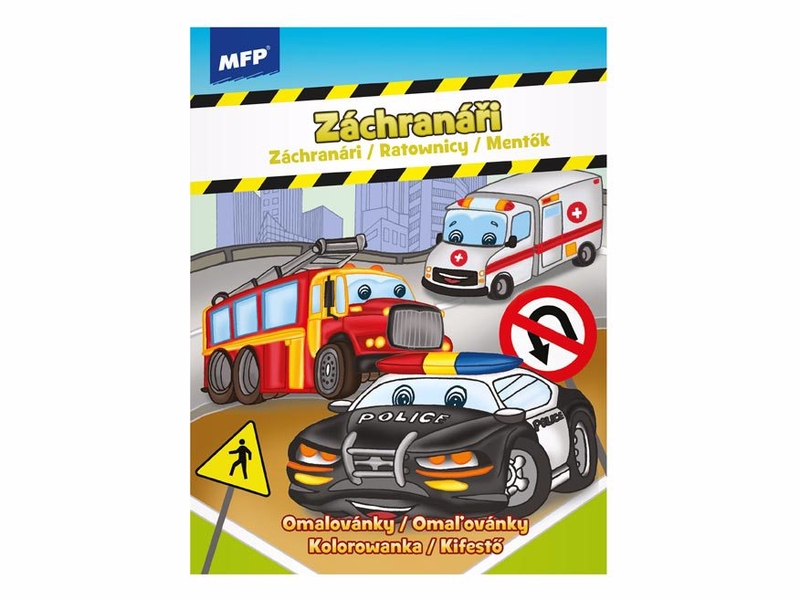 Omalovánky MFP A4 Záchranáři 210x276/32 (10ks/bal)