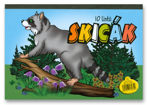 Skicák LK 410 barevná obálka (10ks/bal)
