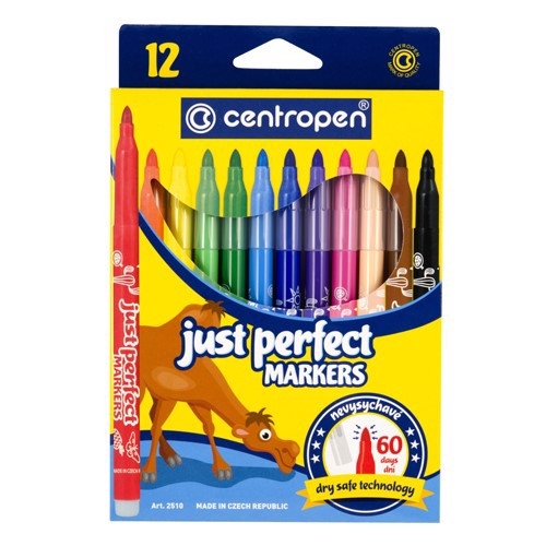 Fix CENTROPEN sada 2510/12 barev PERFECT (10/krt)