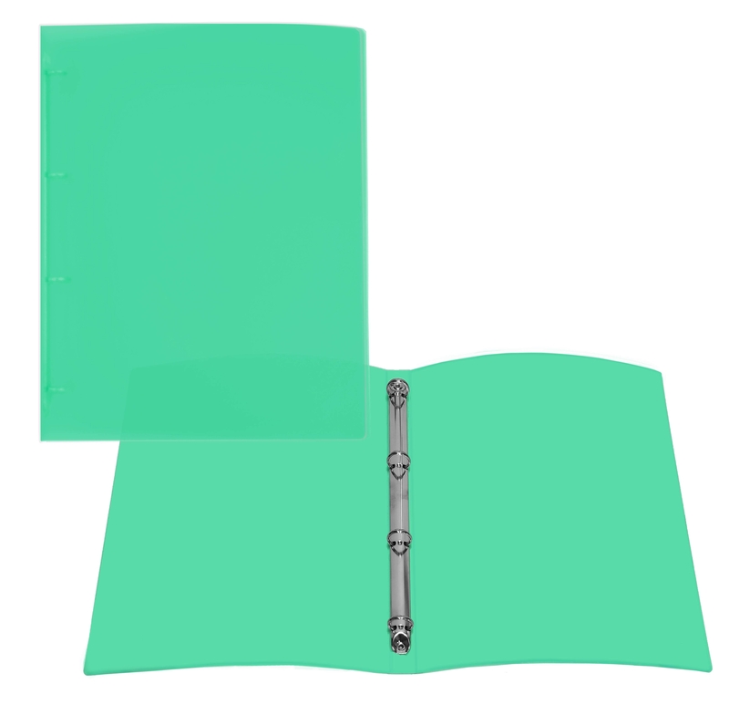 Pořadač A4 PP Elegance zelená, 4 kr. (10ks/bal)