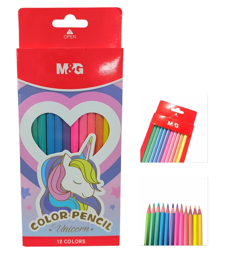 Pastelové pastelky 12barev Unicorn (240sad/krt)