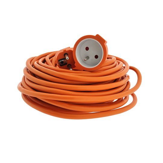 Prodl. kabel 20m, 1 zásuvka bez vypínačem 1mm