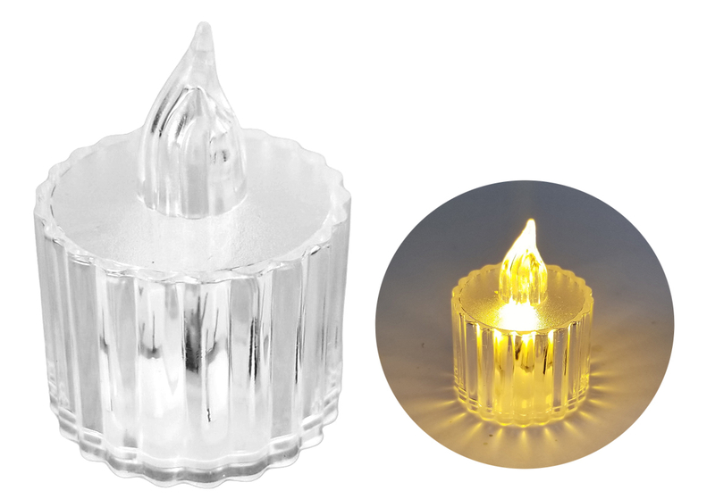 LED Svíčka na baterie 5x3,5cm (24ks/bal) 960/krt