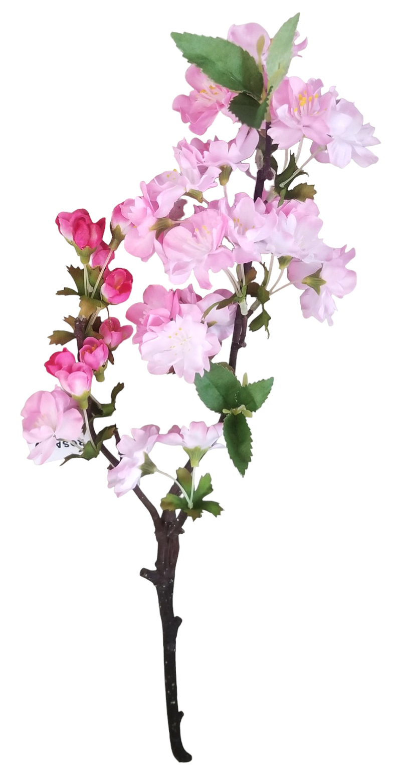 Větvička třešeň jarní květy růžová 48cm