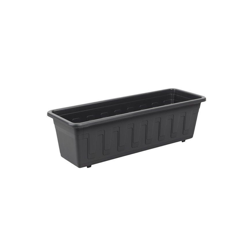 Samozavlažovací truhlík Garden flor 50 cm antracit