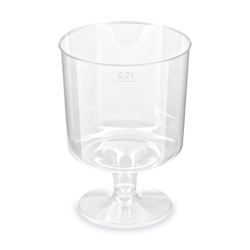Pohár krystal plastový Ø72mm 0,2L 10ks (40bal/krt) 