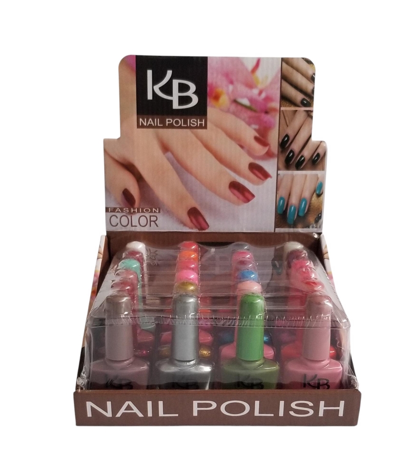 Lak na nehty KB mix barev (24ks/bal)