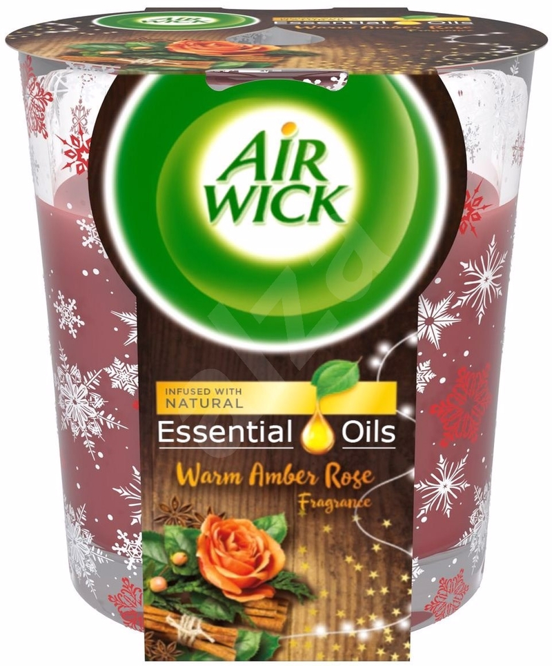 AIRWICK Svíčka Tesla 2D 105g WARM AMBER ROSE (6ks/bal)