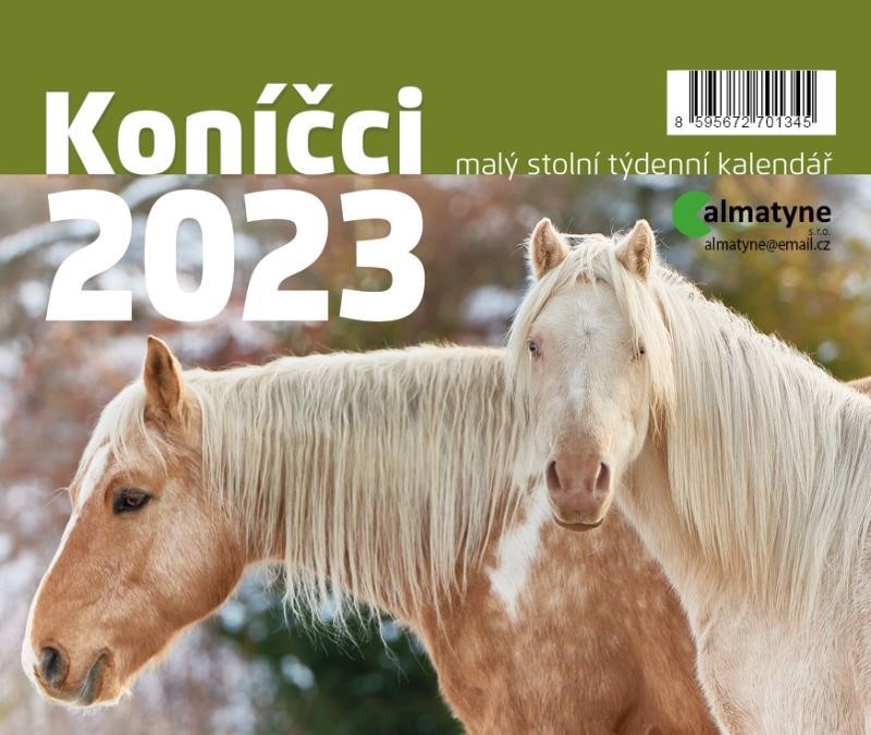 Malý stolní kalendář 2023 - Koníčci(10ks/bal)