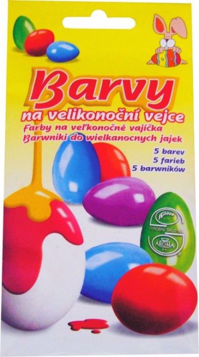 Barva na vajíčka 5ks v sáčku (20ks/bal)