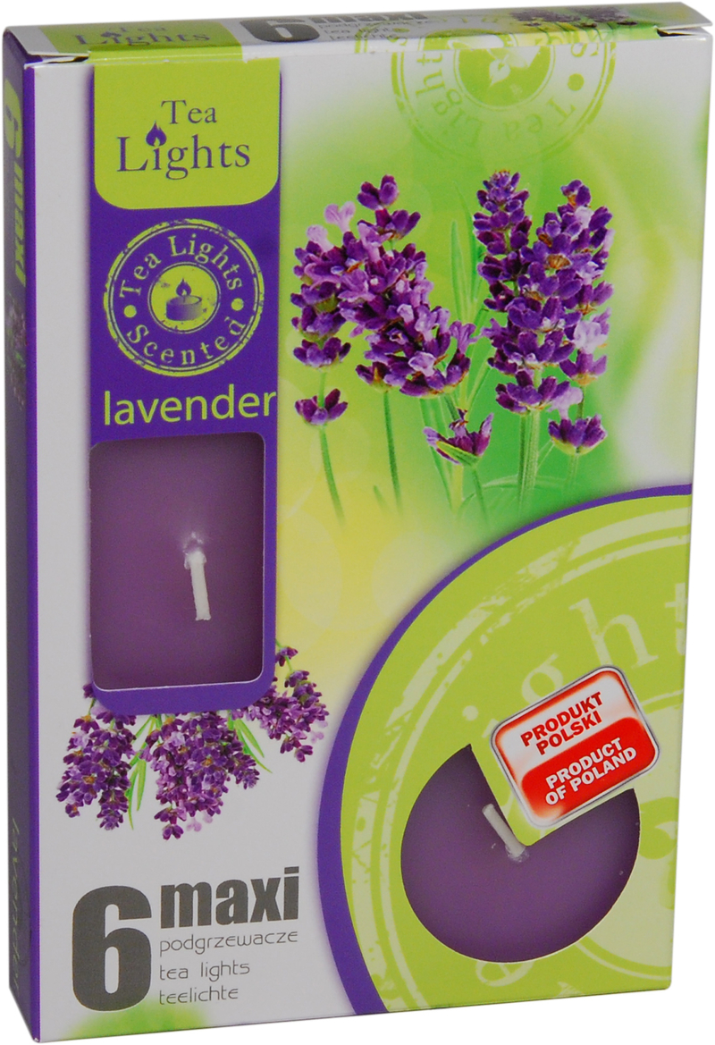 Admit Svíčky Maxi 6ks Lavender (8set/bal)