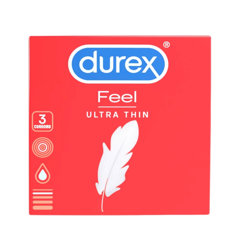 DUREX Kondomy 3ks FEEL ULTRA THIN (24ks/bal)