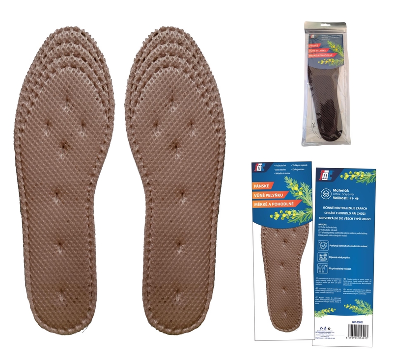 Vložky do bot - s vůní pelyňku
(12/bal,240/krt)