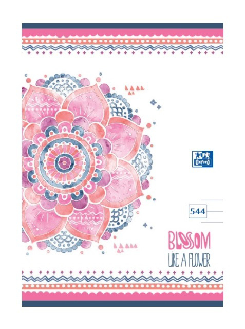 Sešit Oxford Boho A5 - 544, 40listů, linkovaný(10ks/bal)