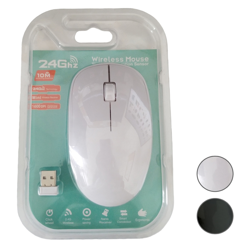 Bezdrátový myš 2.4 Ghz 10M 1600 DPI (120ks/krt)