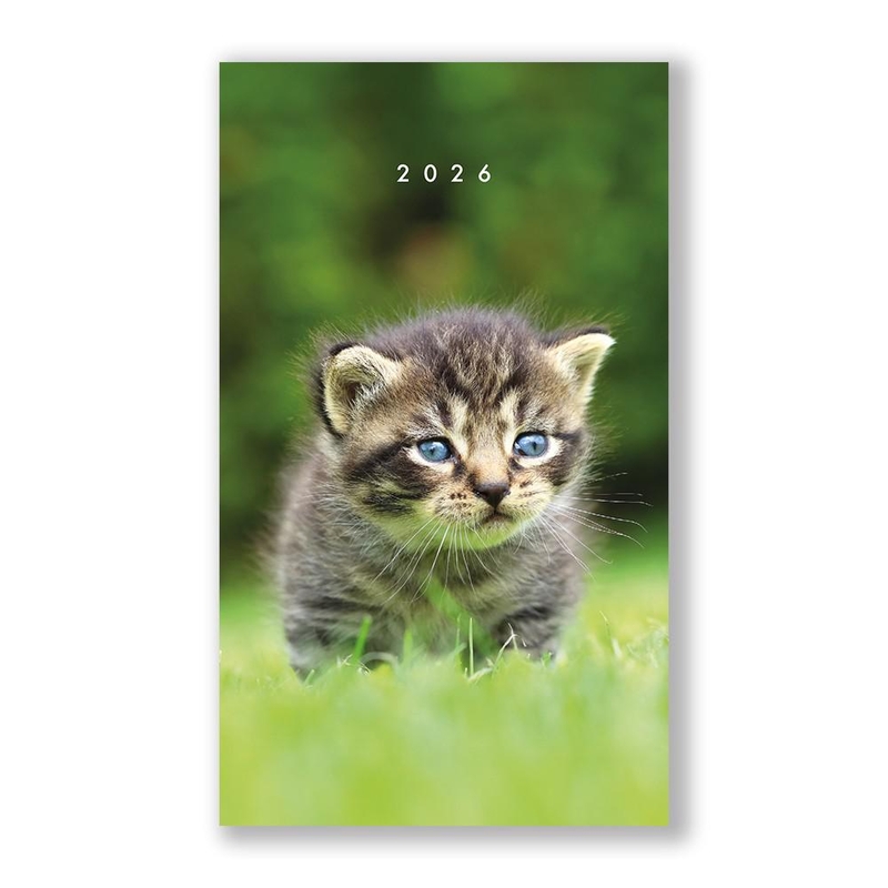 Diář týdenní 2026 100x170mm - Kočka (10ks/bal)
