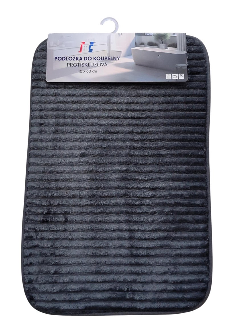 Předložka koupelnová protiskluzová STRIPE 40x60cm (100ks/krt)