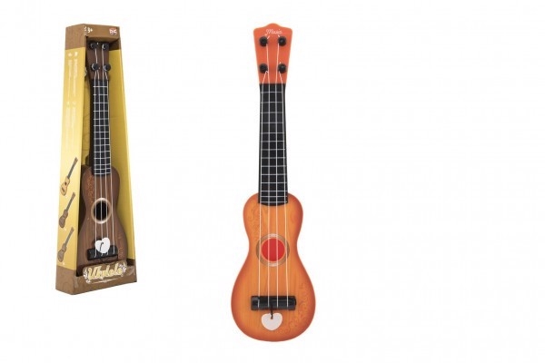 Ukulele/kytara plast 39cm s trsátkem 2 barvy (60ks/krt)