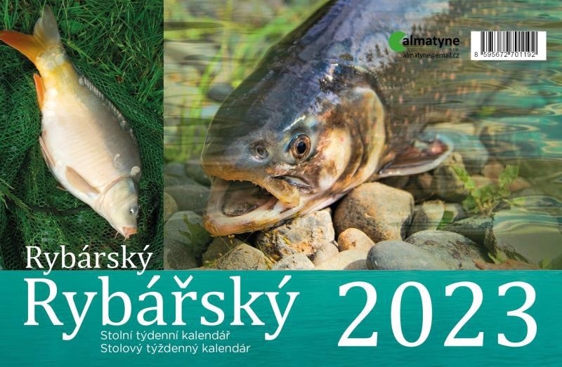 Velký stolní kalendář 2023 - Rybářský (10ks/bal)