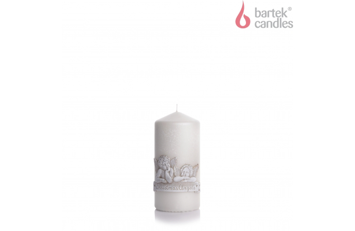 Bartek Svíčka slupek 70x150 Christmas Angels Pearl