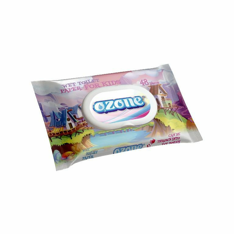 OZONE toaletní papír vlhčený 48ks (20bal/krt)