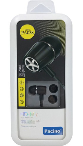 Sluchátka mix barvy 3,5 mm Pacino (20ks/bal)