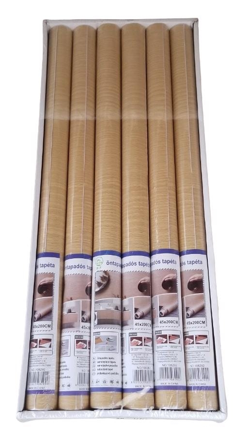 BF Samolepící tapeta imitace Smrkové dřevo 45x200cm (12ks/bal,96/krt)