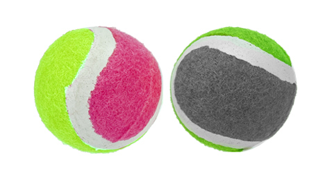 Hračka pro psy 2ks tennis barevný (62bal/krt)