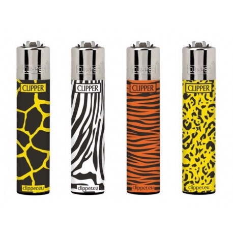 Zapalovač CLIPPER PopC - Animals Print (30ks/bal)
