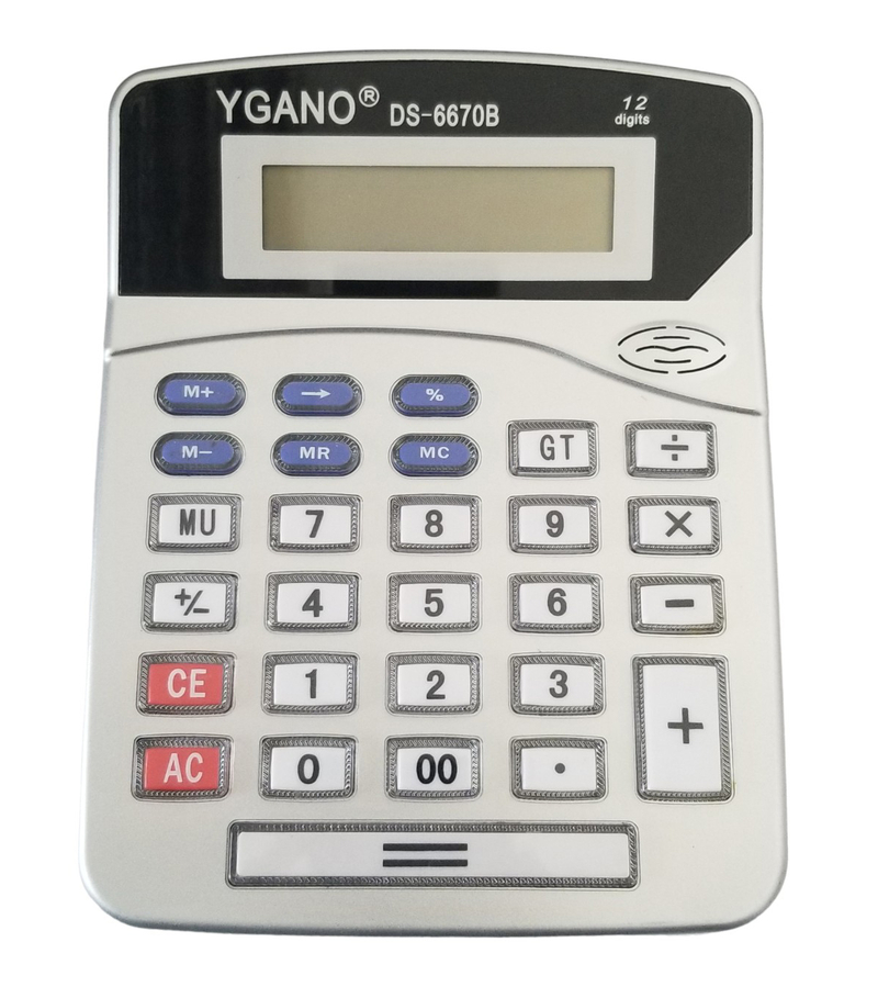 YGANO Kalkulačka DS-6670B 12 číslic