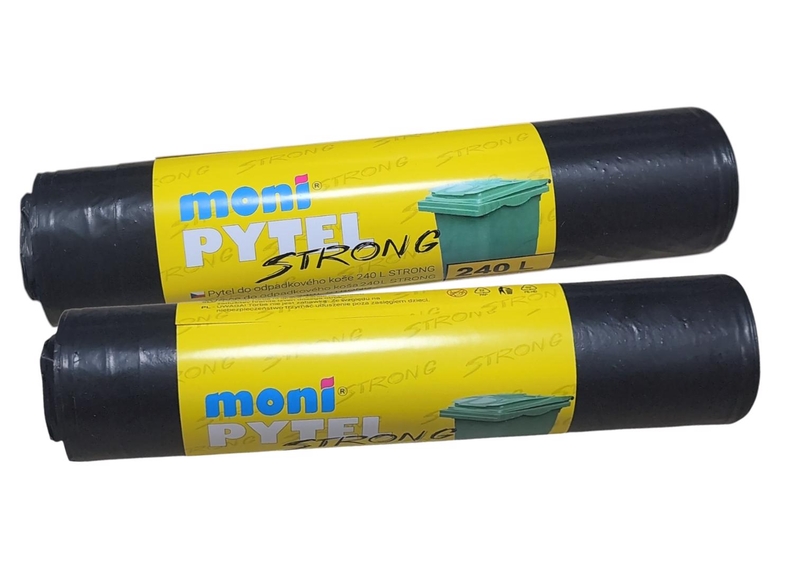 Pytle na odpady 240L 5ks Moni STRONG LDPE