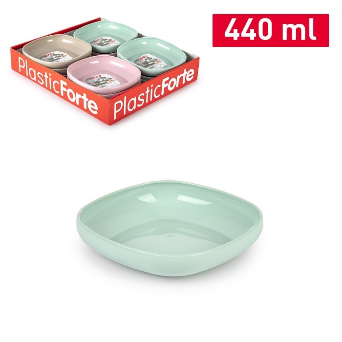 Plastic Forte Plastový talíř Stilo 440ml (12ks/bal)