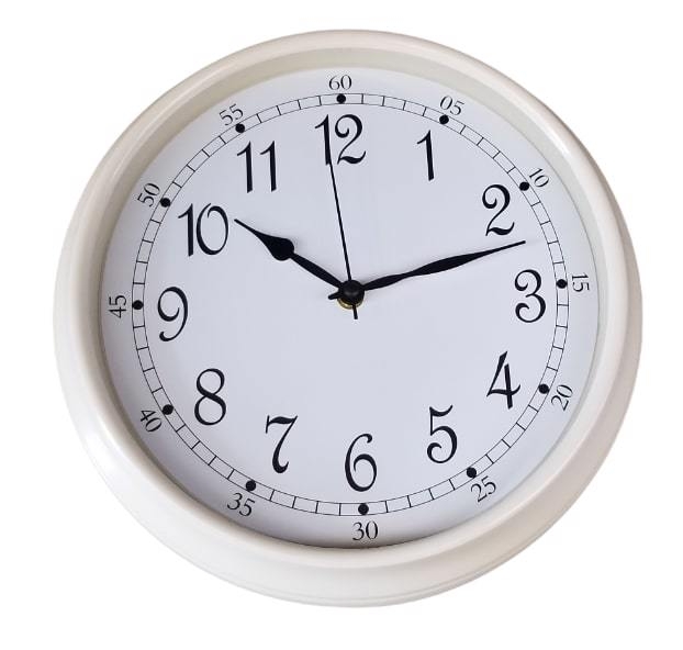 Nástěnné hodiny 28cm na baterie (20ks/krt)
