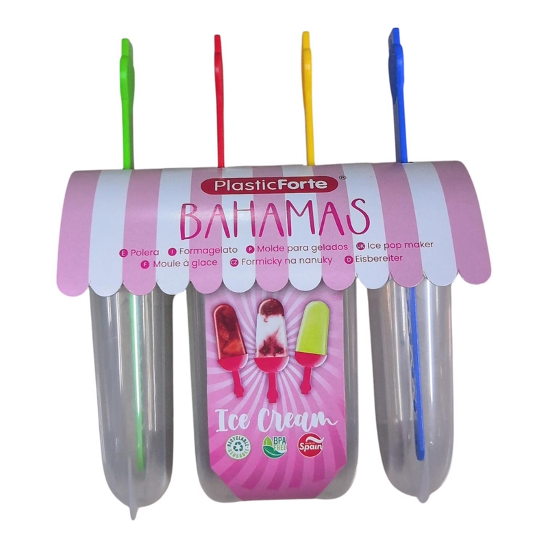 Plastic Forte Formičky na nanuky 4ks Bahamas (6sad/bal)