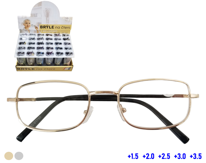 Kính đọc sách + hộp
