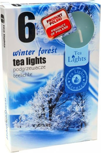 Čajové svíčky 6ks Winter forest (15set/bal)(45set/krt)