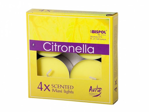 Aura svíčky 4ks Citronella