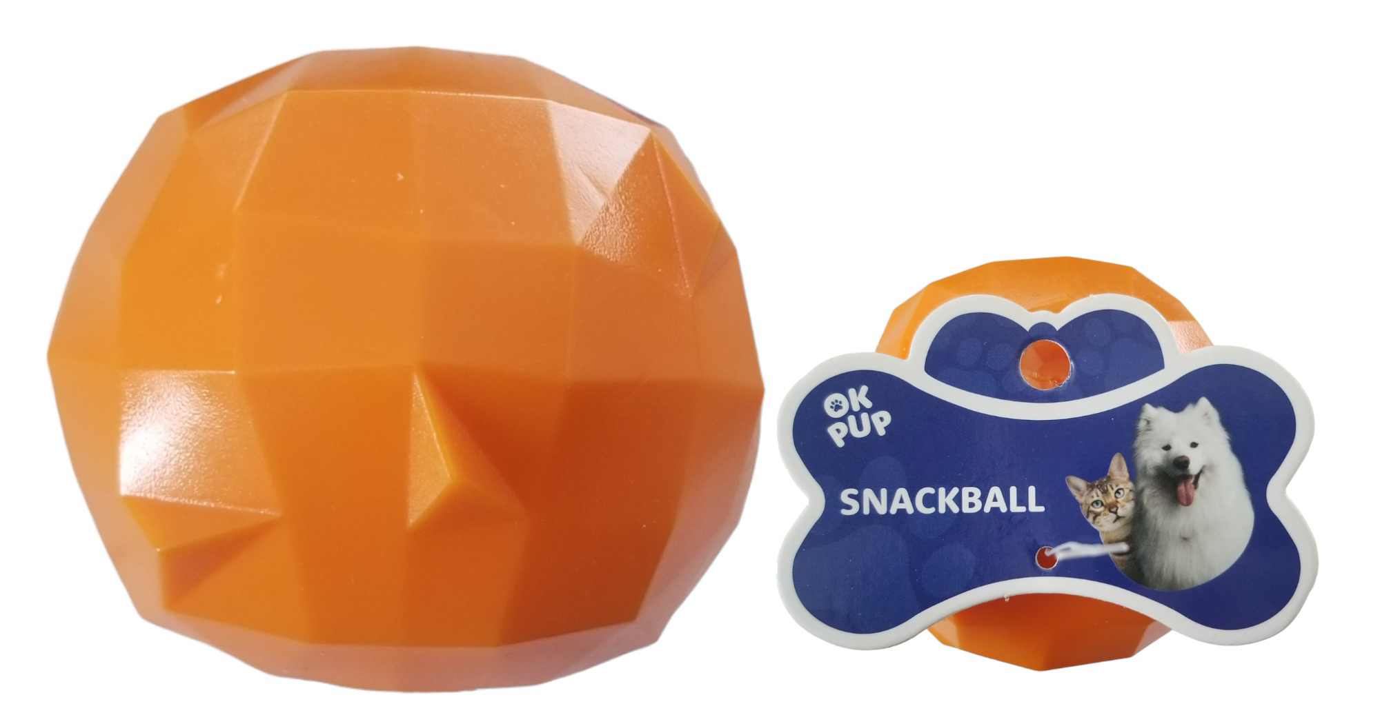 OKPup Hračka pro psy 7,5cm Snackball (12ks/bal, 144ks/krt)