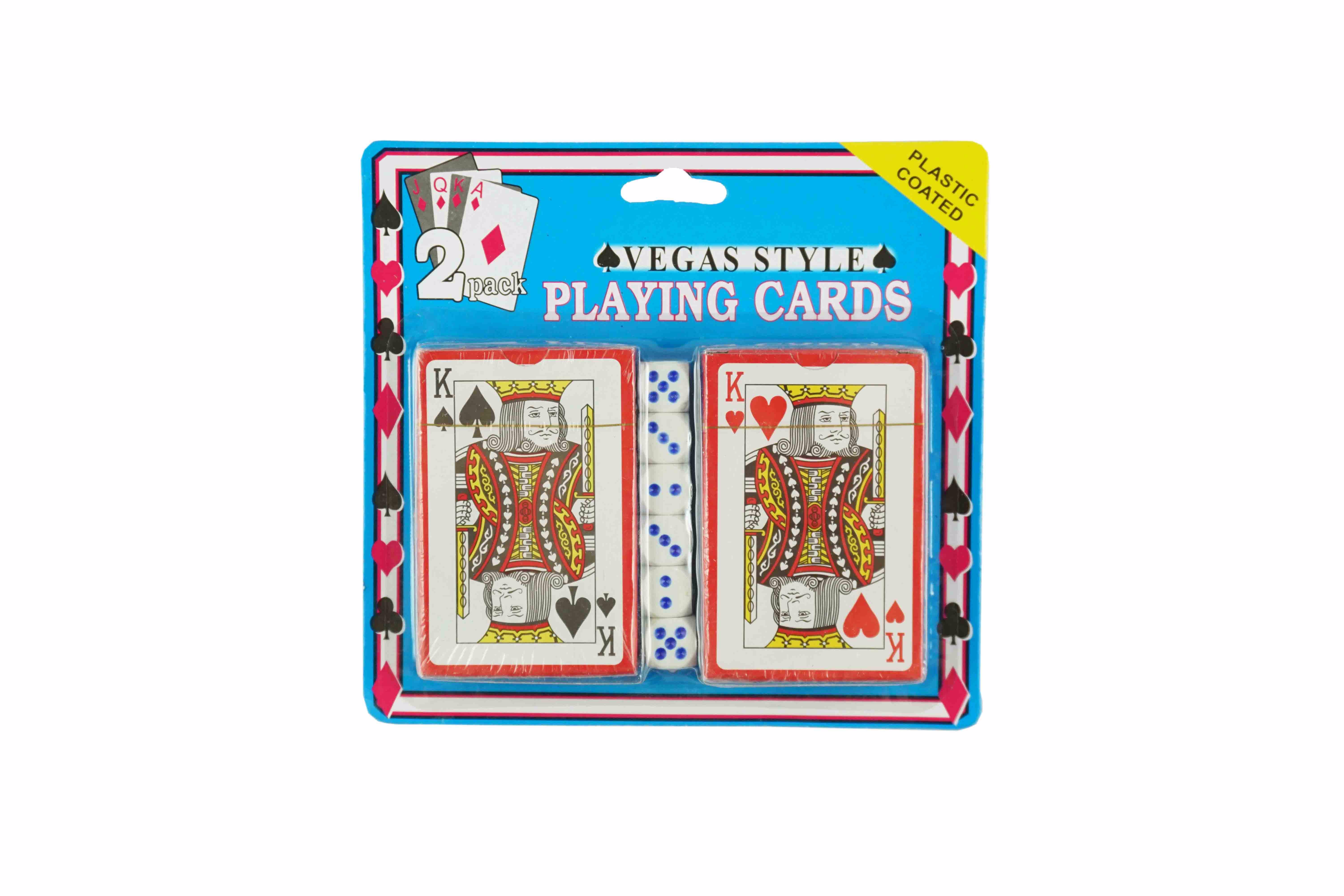 Hrací karty s kostkami (12sad/b,144/krt)