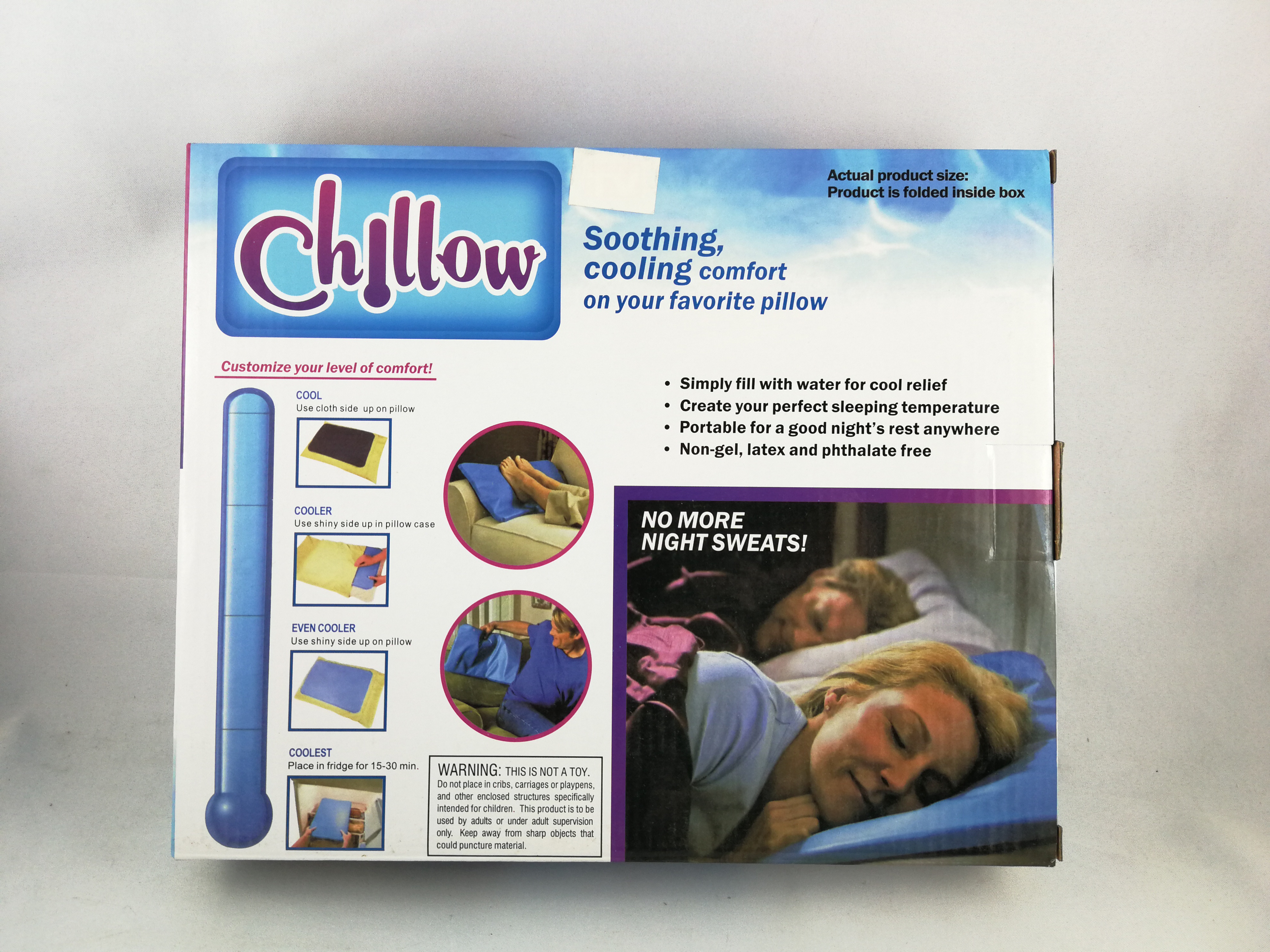 Chillow - chladící polštář
